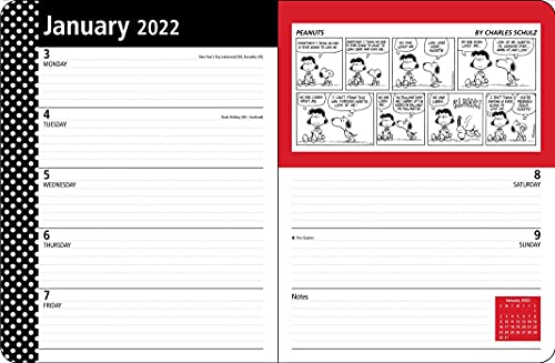 Peanuts 16-Month September 2021-December 2022 Monthly/Weekly Planner Calendar
