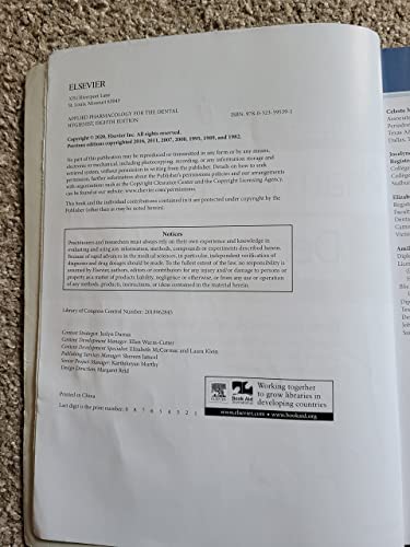 Applied Pharmacology for the Dental Hygienist