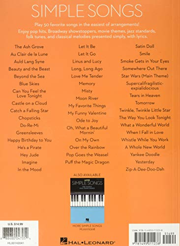 Simple Songs - The Easiest Easy Piano Songs