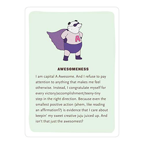 Affirmators! Creativity Deck: 50 Affirmation Cards to Help You Help Yourself - Without the Self-Helpy-Ness!