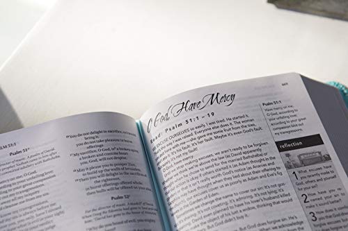 NIV, Women's Devotional Bible, Leathersoft, Teal