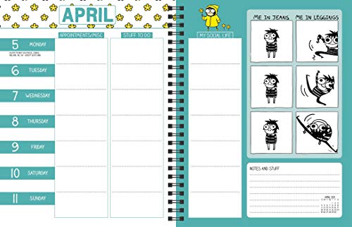 Sarah's Scribbles 16-Month 2020-2021 Weekly/Monthly Planner Calendar: Get It Together!