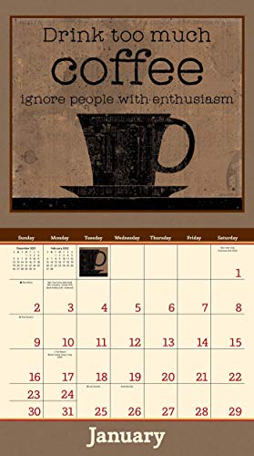Coffee 2022 Deluxe Wall Calendar