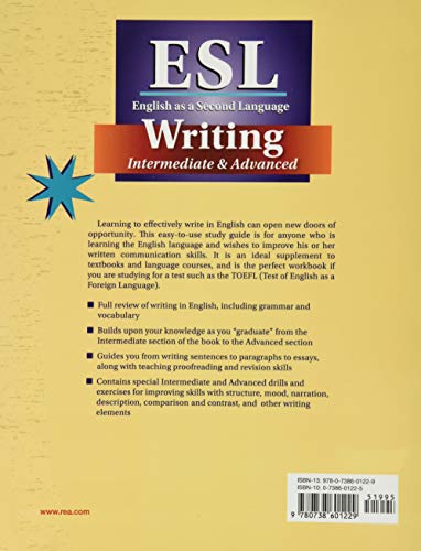 ESL Intermediate/Advanced Writing (English as a Second Language Series)