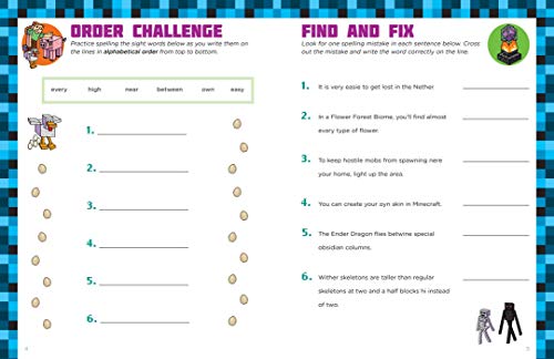 Spelling for Minecrafters: Grade 3