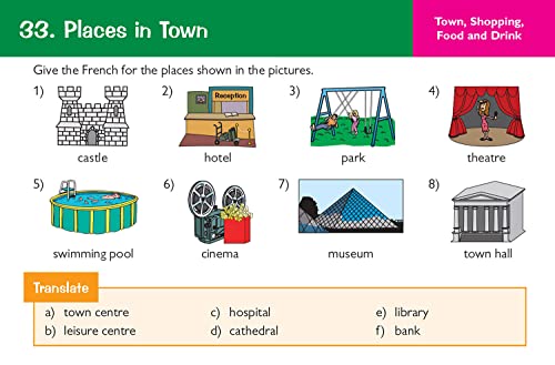 New KS3 French: Vocabulary Practice Question Cards: superb for catch-up and learning at home (CGP KS3 Languages)