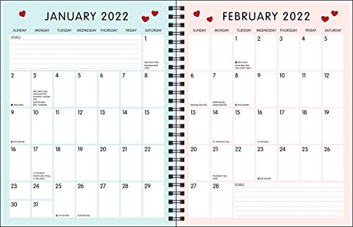 Catana Comics: Little Moments of Love 16-Month 2021-2022 Monthly/Weekly Planner