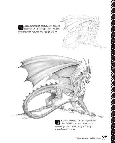 Drawing Dragons: Learn How to Create Fantastic Fire-Breathing Dragons (How to Draw Books)
