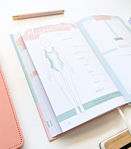 The Fitness Planner: A 12 Week Health and Fitness Journal to Track Meals, Workouts and Weight Loss for Women - Exercise and Food Journal