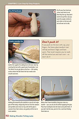 Making Wooden Fishing Lures: Carving and Painting Techniques that Really Catch Fish (Fox Chapel Publishing) 11 Step-by-Step Projects for Crawlers, Chasers, Wigglers, & More with Clear, Expert Advice