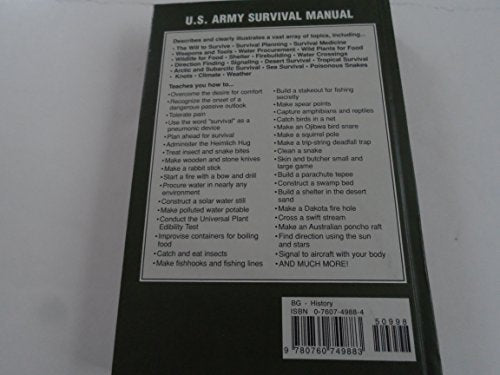 U.S. Army Survival Manual Fm 21-76