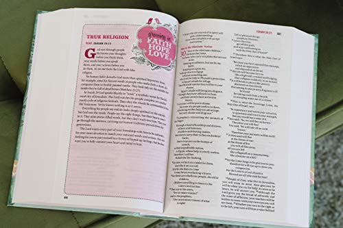 NIV, Bible for Teen Girls, Hardcover: Growing in Faith, Hope, and Love