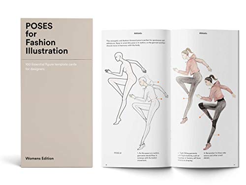 Poses for Fashion Illustration - Women's Edition (Card Box) /anglais