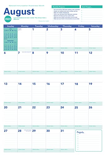 2024 Amy Knapp's Big Grid Family Organizer Wall Calendar: 17-Month Giant Fridge Calendar for Mom with 175+ Stickers (Hanging Family Plan Calendar, ... 2024) (Amy Knapp's Plan Your Life Calendars)