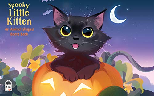 Spooky Little Kitten Halloween Cat-Shaped Board Book