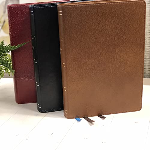 NKJV, Wiersbe Study Bible, Leathersoft, Burgundy, Red Letter, Comfort Print: Be Transformed by the Power of God’s Word