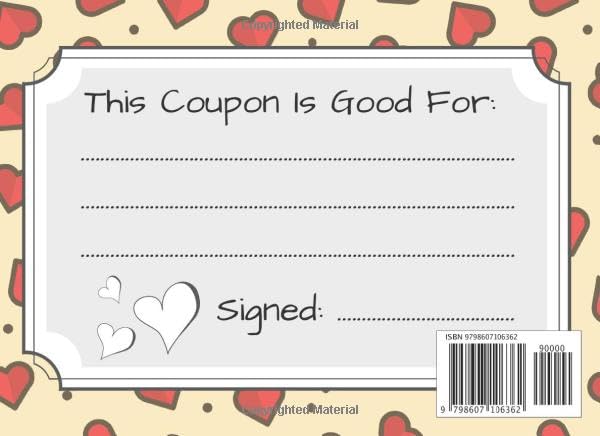 Coupon Book For Him: 30 Blank DIY Vouchers for Him | Couples Coupon Book for Lovers, Husband, Boyfriend, Partner | Great Gift Idea for Valentine’s Day, Birthday, Anniversary, Chistmas, Sweetest Day