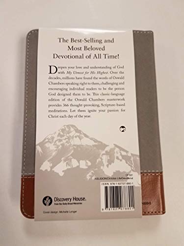 My Utmost for His Highest: Classic Language Gift Edition (A Daily Devotional with 366 Bible-Based Readings) (Authorized Oswald Chambers Publications)
