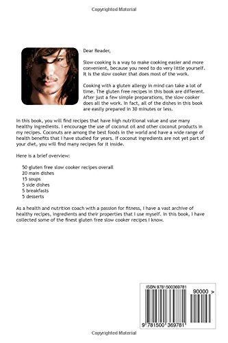 Gluten Free Slow Cooker Recipes: 50 Delicious Crock Pot Recipes for the Gluten Free Diet (Gluten Free Diet, Slow Cooker Recipes, Cookbook, Crock Pot Recipes)