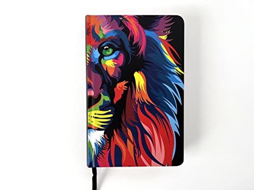 Biblia RVR 1960 letra grande, tamaño manual, tapa dura León de Juda arcoíris / S panish Bible RVR 1960 Handy Size Large Print Hardcover Rainbow Lion of Judah