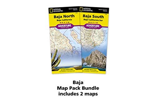 Baja [Map Pack Bundle] (National Geographic Adventure Map)