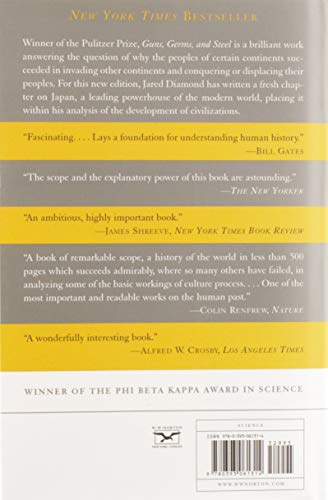 Guns, Germs, and Steel: The Fates of Human Societies
