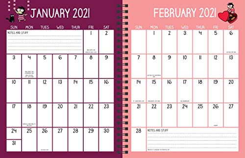 Sarah's Scribbles 16-Month 2020-2021 Weekly/Monthly Planner Calendar: Get It Together!