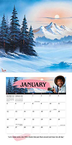 Bob Ross 2020 Wall Calendar