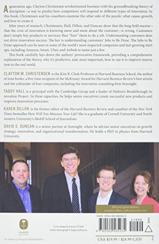 Competing Against Luck: The Story of Innovation and Customer Choice