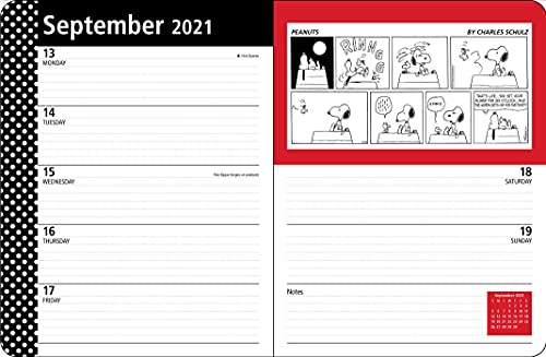 Peanuts 16-Month September 2021-December 2022 Monthly/Weekly Planner Calendar