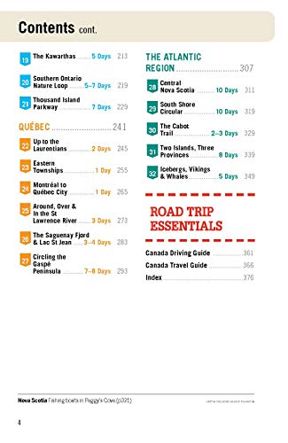 Lonely Planet Canada's Best Trips 1 (Road Trips Guide)