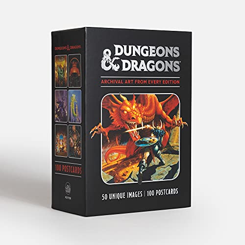 Dungeons & Dragons 100 Postcards: Archival Art from Every Edition