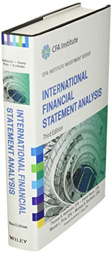 International Financial Statement Analysis (CFA Institute Investment Series)