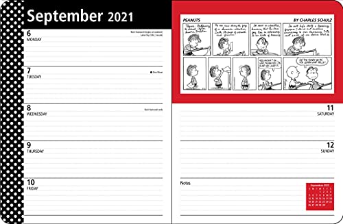 Peanuts 16-Month September 2021-December 2022 Monthly/Weekly Planner Calendar