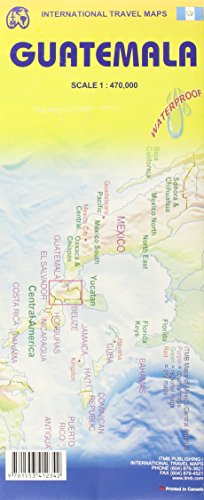 Guatemala 1:470,000 Travel Map