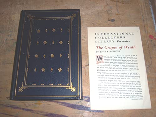 The Grapes of Wrath by John Steinbeck: Hardcover Book
