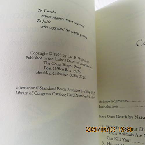 Death in Yellowstone: Accidents and Foolhardiness in the First National Park