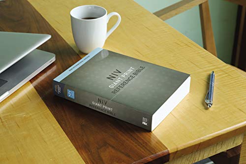 NIV, Reference Bible, Giant Print, Paperback, Red Letter, Comfort Print