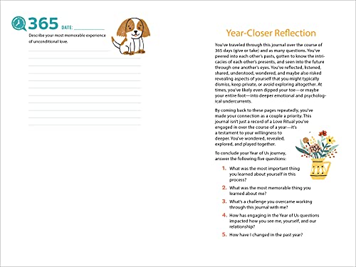 A Year of Us: A Couple's Journal: One Question a Day to Spark Fun and Meaningful Conversations (Question a Day Couple's Journal)