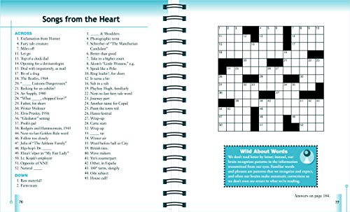 Brain Games - Easy Crossword Puzzles