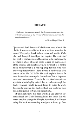 Terror of Demons: Reclaiming Traditional Catholic Masculinity