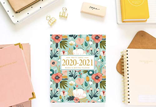 Academic Planner (2021-2022 Mint Floral)