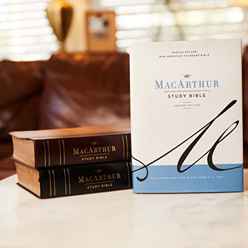 NASB, MacArthur Study Bible, 2nd Edition, Leathersoft, Brown, Comfort Print: Unleashing God's Truth One Verse at a Time