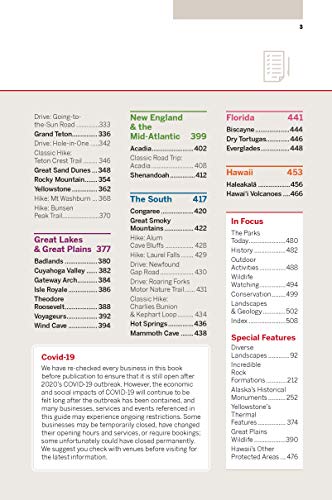 Lonely Planet USA's National Parks 3 (National Parks Guide)