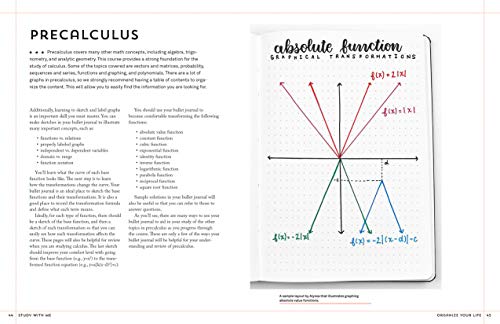 Study with Me: Effective Bullet Journaling Techniques, Habits, and Hacks To Be Successful, Productive, and Organized - With Special Strategies for Mathematics, Science, History, Languages, and More