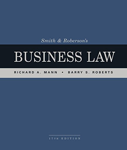 Smith and Roberson’s Business Law