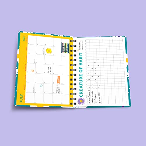 2024 Choose Happy Planner: 17-Month Weekly Happiness Organizer with Inspirational Stickers (Thru December 2024) (Inspire Instant Happiness Calendars & Gifts)