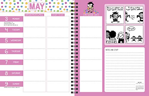 Sarah's Scribbles 16-Month 2020-2021 Weekly/Monthly Planner Calendar: Get It Together!