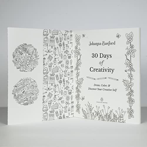 30 Days of Creativity: Draw, Color, and Discover Your Creative Self