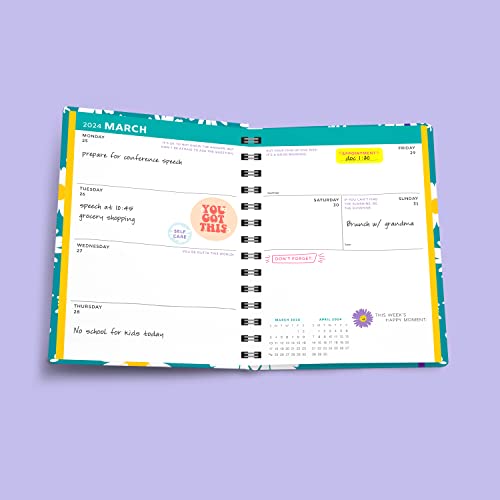2024 Choose Happy Planner: 17-Month Weekly Happiness Organizer with Inspirational Stickers (Thru December 2024) (Inspire Instant Happiness Calendars & Gifts)